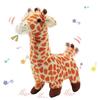 Walking Giraffe Electric Plush Toy With Music Sounds Movements Battery Operated Soft Cartoon Animal Interactive Toy Kids Birthday Gift