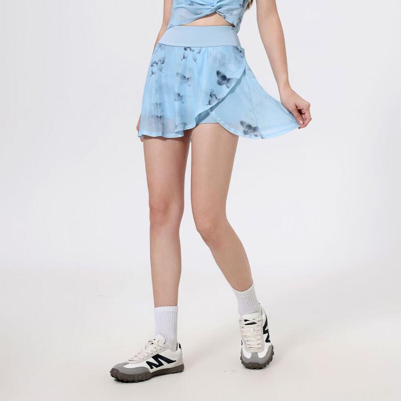 WEZHO Women s 2-in-1 High-Waist Running & Tennis Skirt