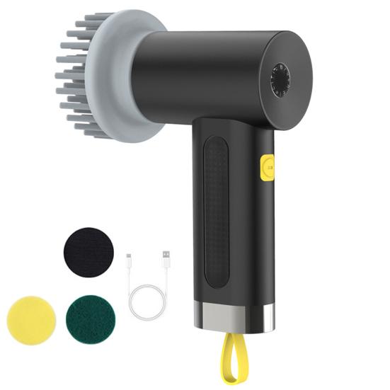 Electric Cleaning Brush Cordless Rechargeable Scrubber Motor Overload Safety Kitchen Cleaning Brush Home Cleaning Tool