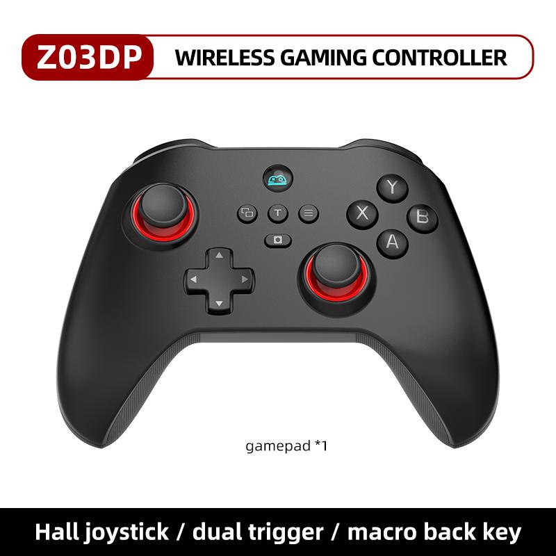 

Z03DP Black Myth WuKong Gamepad 800 Гц беспроводной двойной вибрационный игровой контроллер 6-осевой для Switch/IOS/Andriod/ПК Холл джойстик
