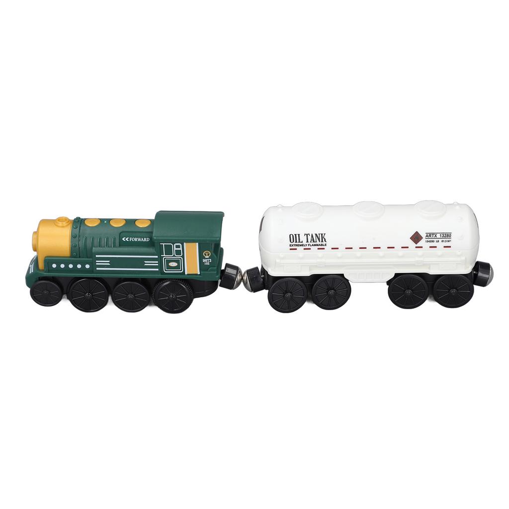 Battery Operated Action Locomotive Toy Vintage Magnetic Connection Powerful Engine Train Set for