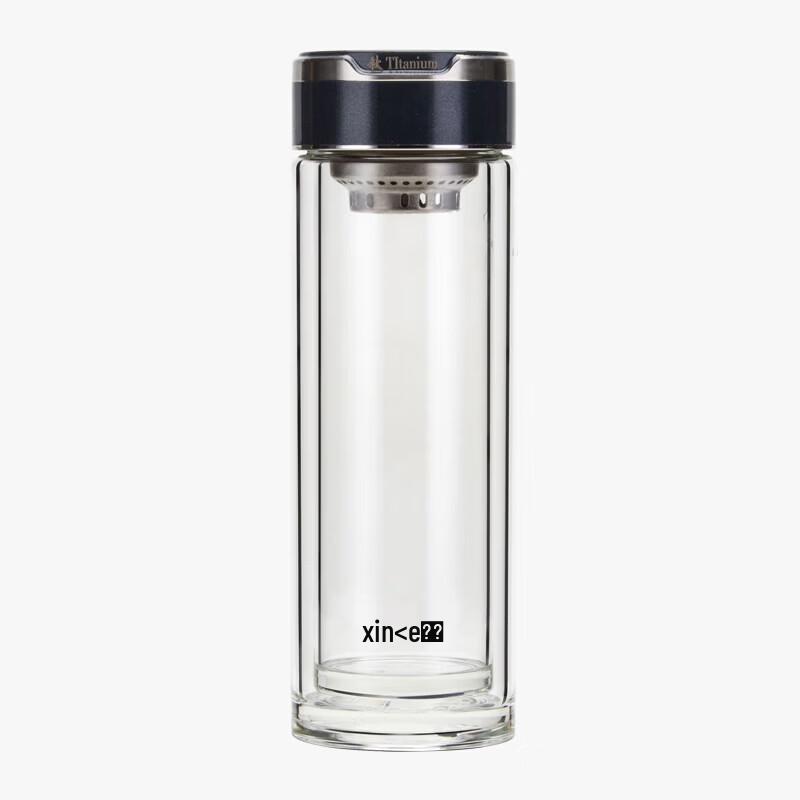 Xinke Double-Layer Borosilicate Glass Tea Infuser Bottle