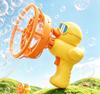 Yellow Duck Handheld Bubble Machine for Kids – Cute Outdoor Gift