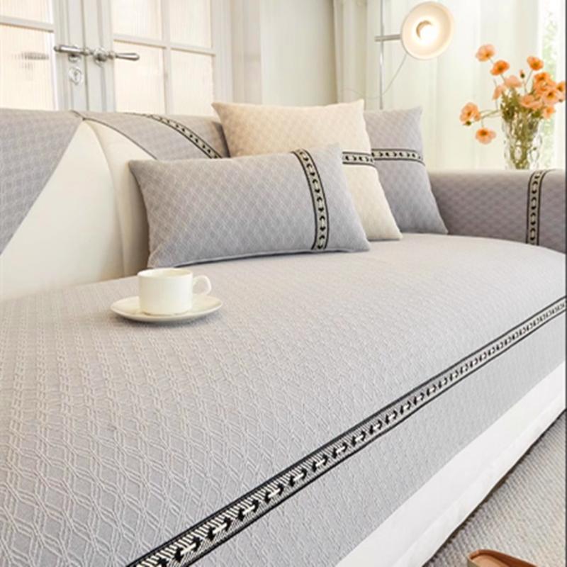 High End Sofa Cushion Four Season Universal Fabric Non-slip Nordic Minimalist Sofa Cover Cover Cloth, Seat Mat, Towel Cloth