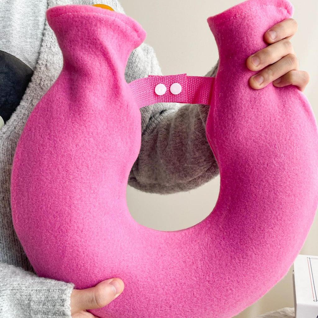 Boyun, Omuz, Karın ve Bel Ağrısı Giderici 1480ml U Şeklinde Patlamaya Dayanıklı Sıcak Su Torbası