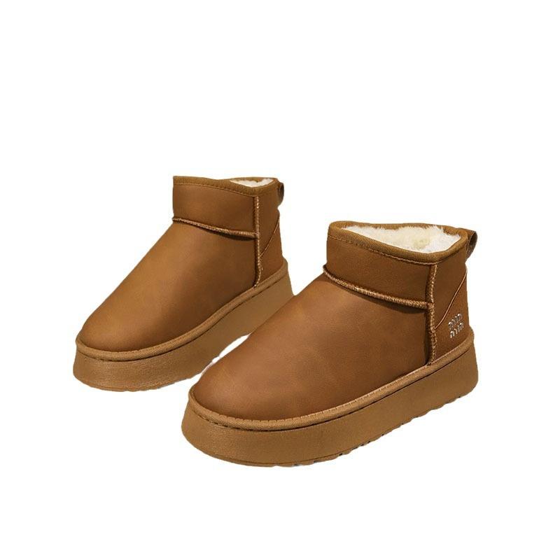 Winter Anti Slip Thick Bottom with Velvet Snow Boots for Women