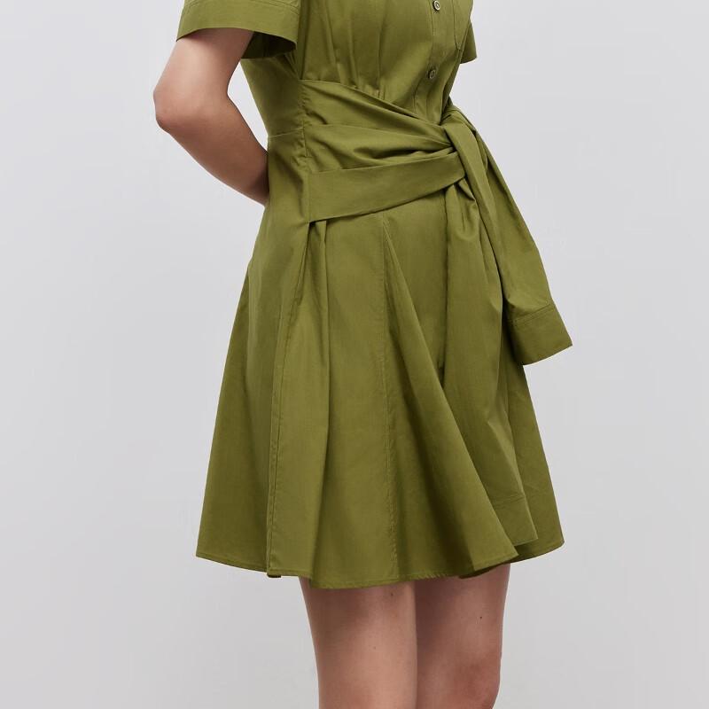 Only Women's Summer A-Line Short Sleeve Shirt Dress