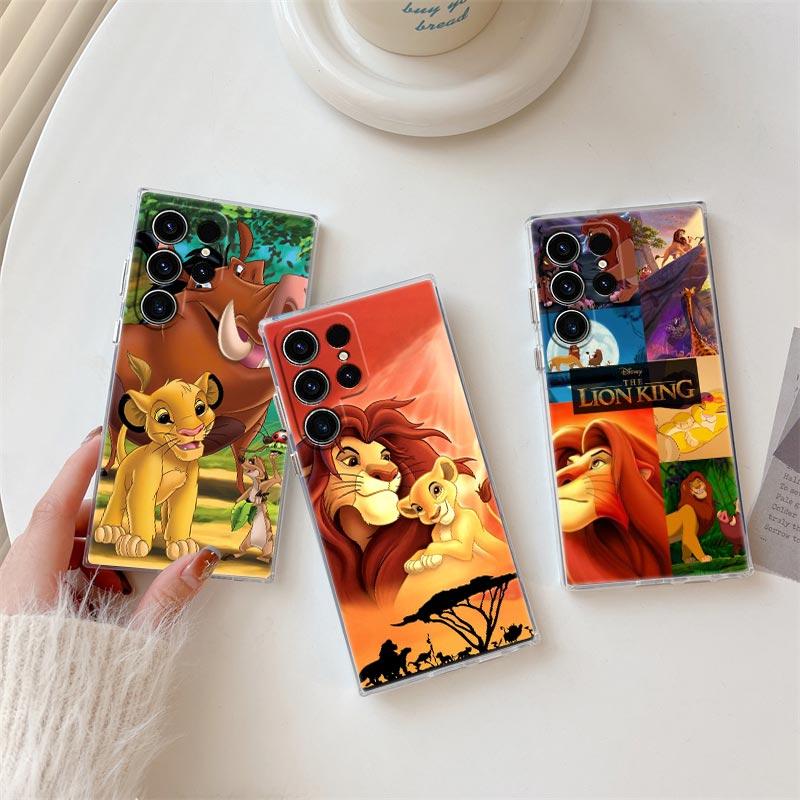 The Lion King Disney Transparent Case For Samsung Galaxy S26 S25 Ultra S24 S22 S26 Plus S20 S23 S21 S25 FE S24 5G Clear Cover