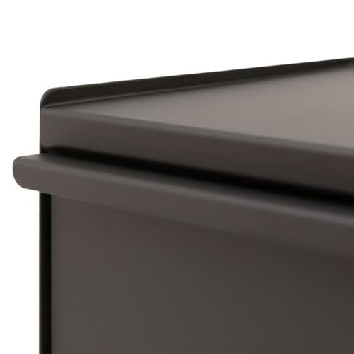 Nitori Steel Bread Case, Black, SI001, 8910822