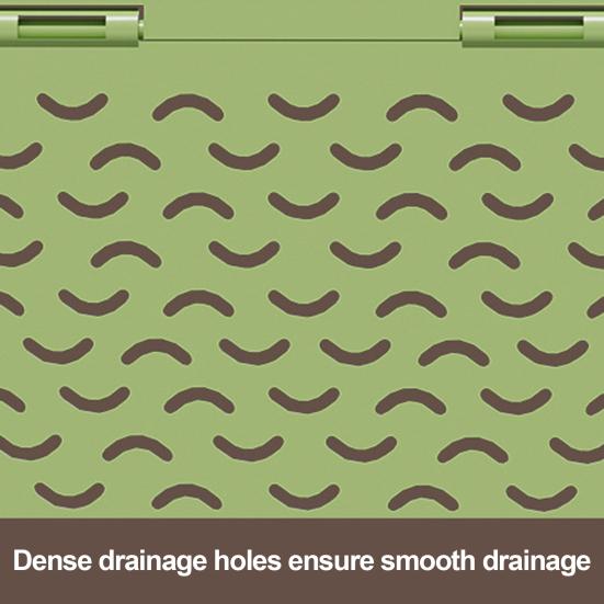 Yousheng Koszyk Sitkowy do Zlewu Trójkątny Design Łatwy w Instalacji Automatyczne Opróżnianie Koszyk Sitkowy do Zlewu Stojak do Przechowywania Gąbki przy Baterii