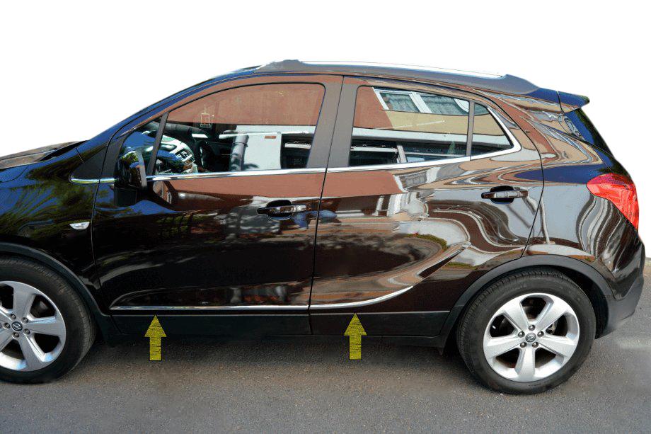 Tit-designs Door Molding (stainless Steel) for Opel Mokka 2012-2021
