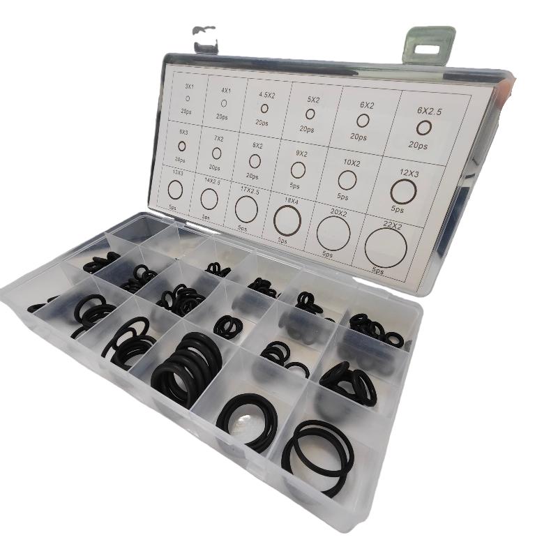 225/675Pcs 18 Size O-Ring Assortment Set Rubber O Rings Kit For Automotive Faucet Pressure Washers Plumbing Sealing Repair
