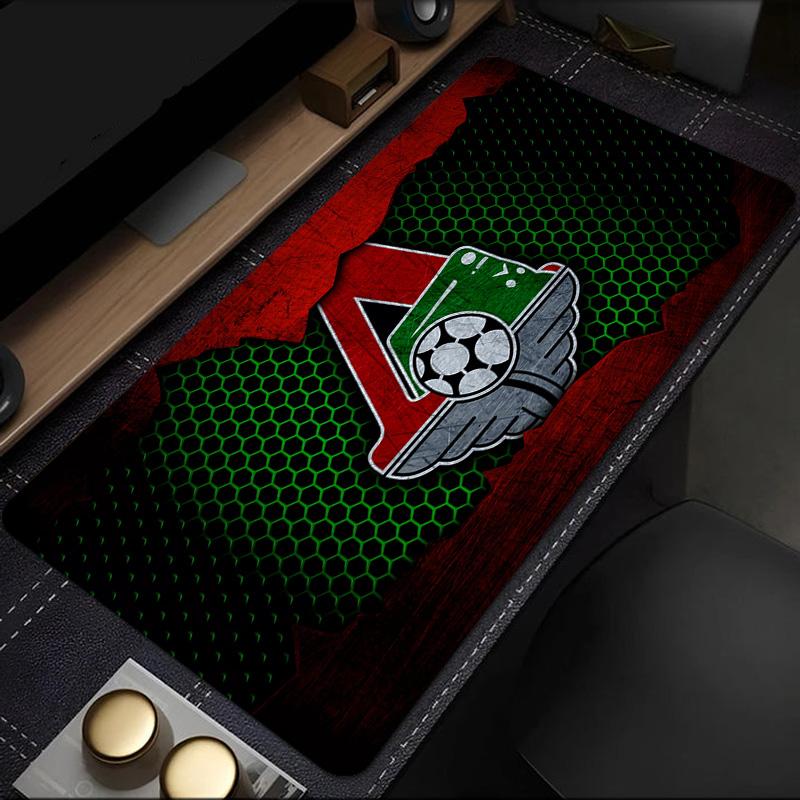 Lokomotiv Moscow mouse pad, rubber base, esports desk mat, mouse pad for gamers and office use, gaming desk , easy to clean mat