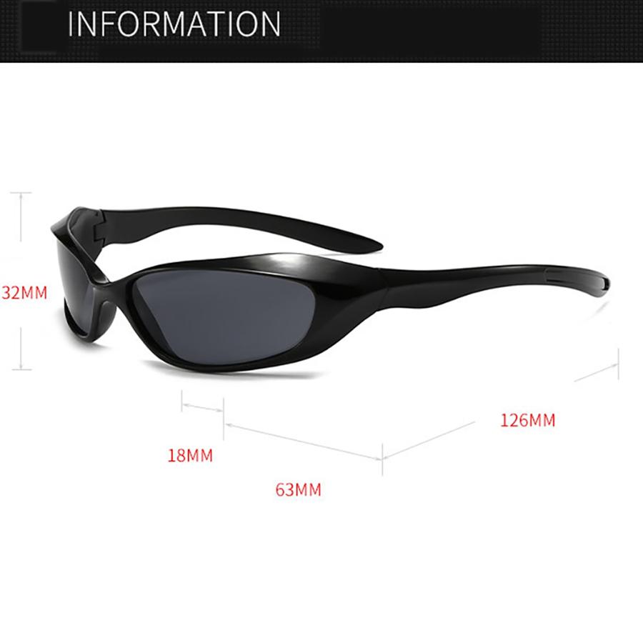 Modische Sonnenbrillen, Y2K-Sonnenbrille, nicht polarisiert, modisches Accessoire