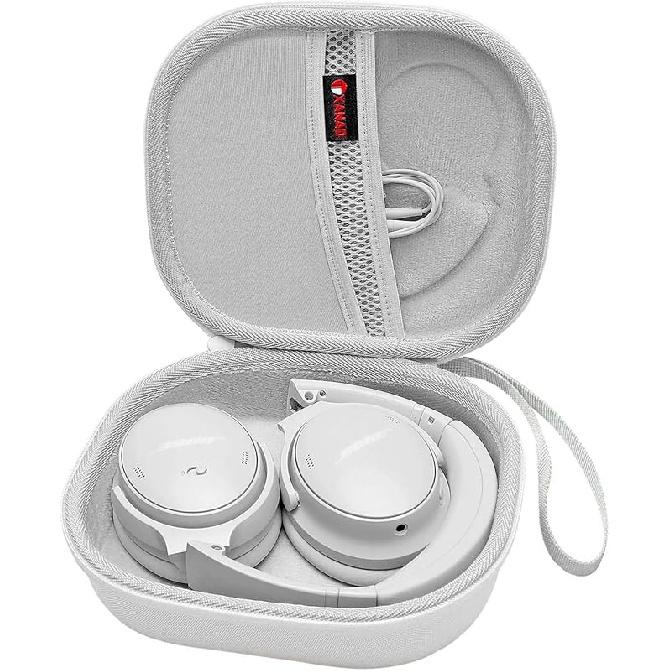 Жесткий кейс XANAD для беспроводных наушников Bose QuietComfort, QC Ultra, QC 45, QC 35, QC45 SE, QC SE с шумоподавлением, Soundcore H30i накладные серый