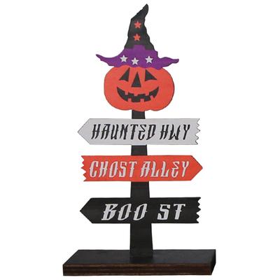 Drewniane Ozdoby Dekoracje Dynia na Halloween Sztuczne Dekoracje Ozdoby Stół