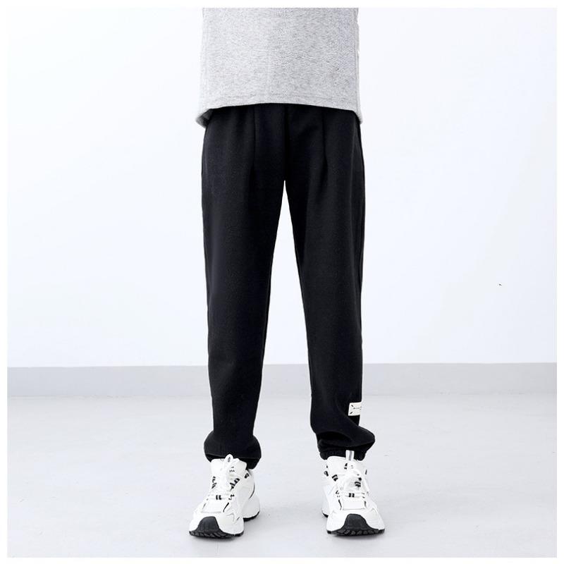 Korean Style Girls Printed Casual Sports Long Pants For Big Kids