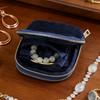 Double layer zipper bag large capacity jewelry storage ring pendant bracelet jewelry bag Travel Jewelry Case Organizer