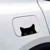 1 Piece Hot Car Sticker Accessories Poor Cat Is Stealing with Big Eyes Watch Vinyl Car Styling Cover Waterproof PVC