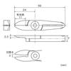 VESSEL Slide Air Vertical Type Blade Straight Thin Blade for NT03AJT Nipper, / GT-NT03 Model, Resin,