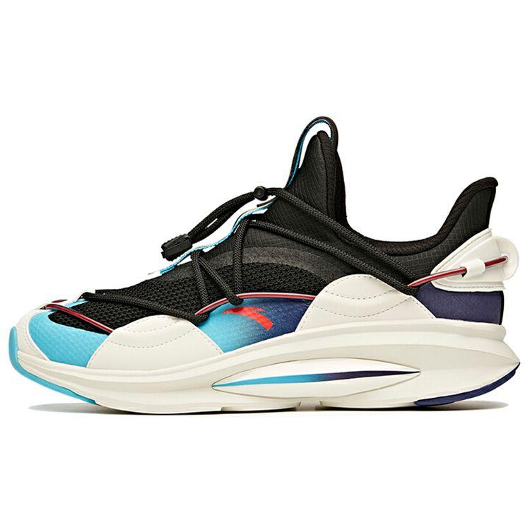 Anta Running Shoes Men Black Ivory Chlorine Blue 912045513-5 40.5