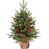 Kai Jin Christmas Decoration Red Fruit Mini Christmas Tree Pine Fruit Berry Home Tabletop Ornament