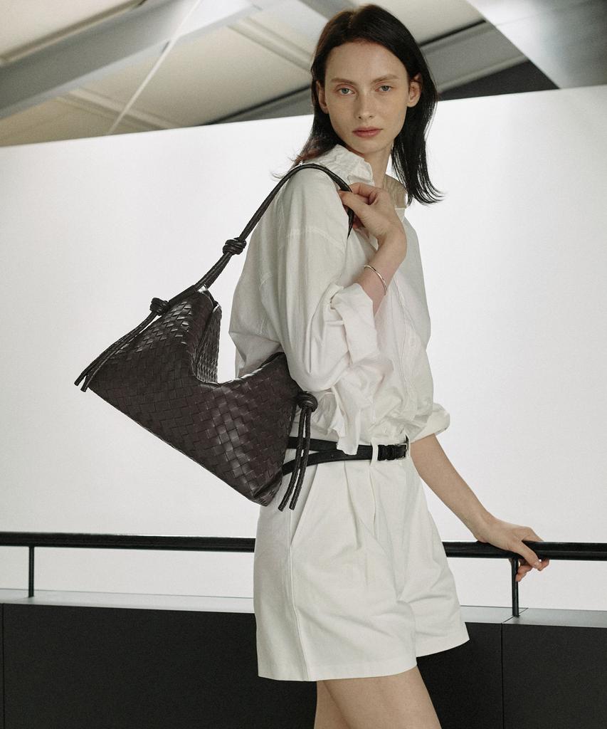 Moremorr Nodi Bag _ Weaving Brown Weaving Bag