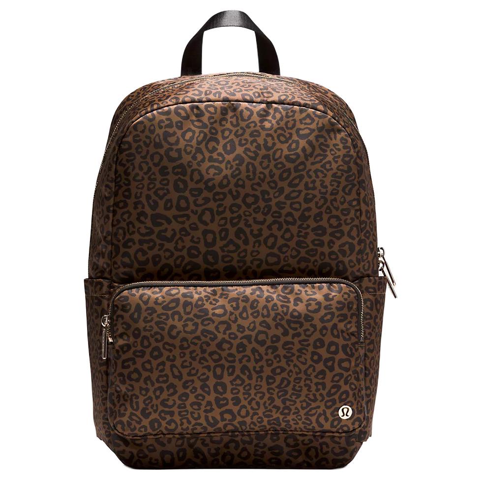 Lululemon Everywhere 22L Backpack Unisex Backpacks Leopard LU9CGLS-073418 Leopard Print