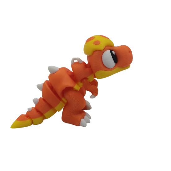 3D Printed Dinosaur Figurine Movable Joints Dino Fidget Toy Articulated Office Desktop Decoration Dinosaur Model Home