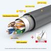 CHOSEAL Category 6 Dual-Shielded Gigabit Ethernet Cable