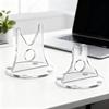 Clear Display Stand Holder Rack 2Piece Non-Slip Base Acrylic Display Stands For Collectibles For Kitchen Tabletop Room Desk Home