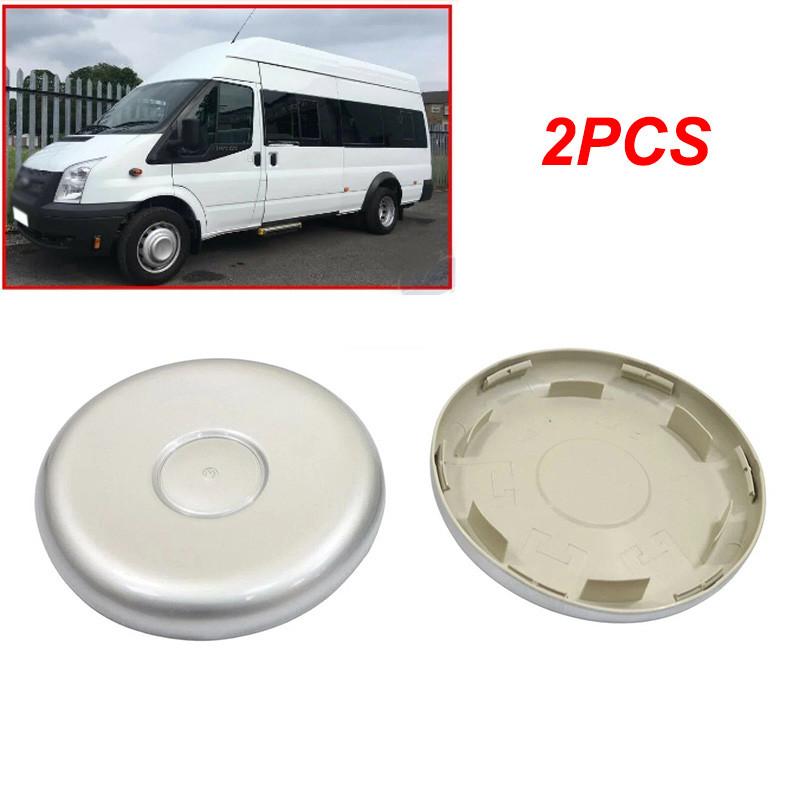 2 Stück Kunststoff Radnabenkappen Zierblenden für Ford Transit MK6 MK7 MK8 - Vorder- und Hinterachse Zwillingsbereifung Dekorative Abdeckungen