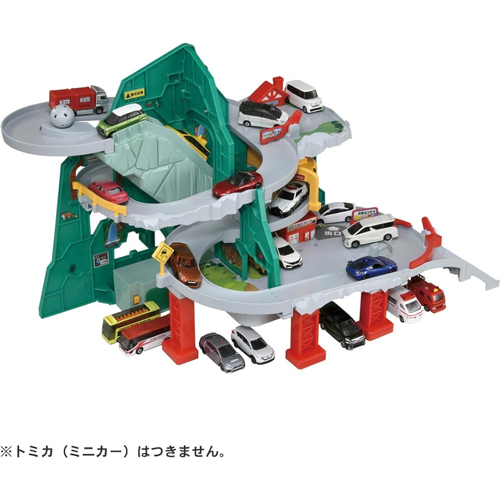 Takara Tomy Tomica Tunnel Climbing Drive Toy Car Set Miniature Vehicle for Boys 3 Years and Up