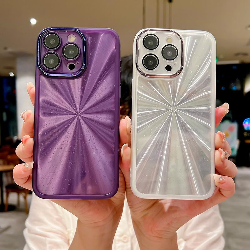 Krásný měkký silikonový kryt na telefon s barevným vzorem ohňostroje pro Samsung Galaxy S24 5G Nárazuvzdorný kryt s plnou ochranou fotoaparátu