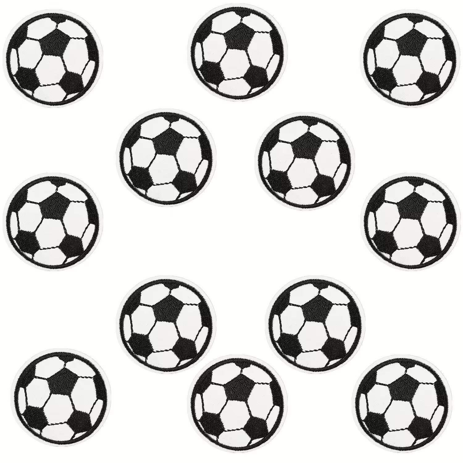 Мультяшный Футбольный Вышитый Тканевый Наклейка Компьютерная Вышивка Глава Мальчик Глажка Детская Одежда Наклейка Баскетбольный set of 12