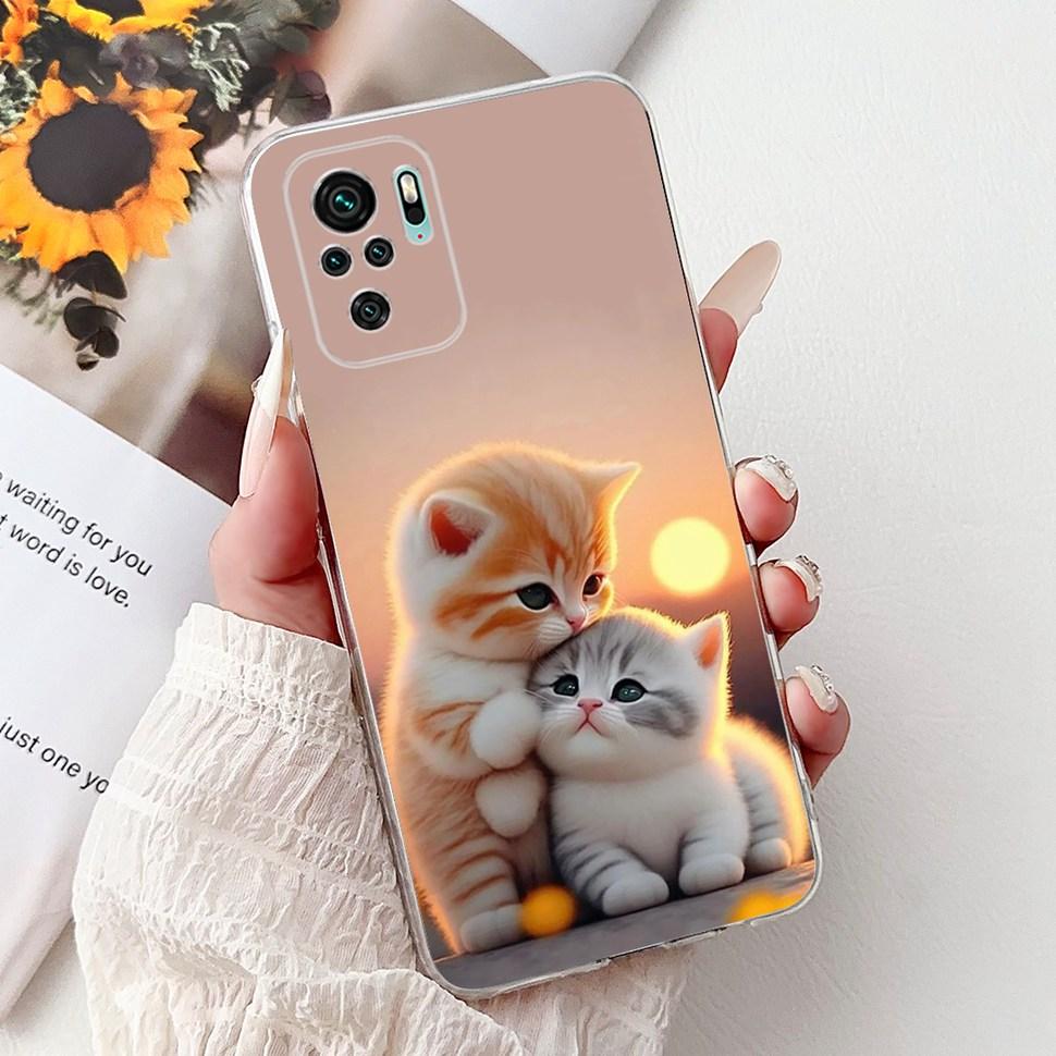 Nice Patterned Case for Xiaomi Redmi Note 10S Cover Silicone Soft TPU Protector Shell for Redmi Note 10 10S Cases Fundas Coque