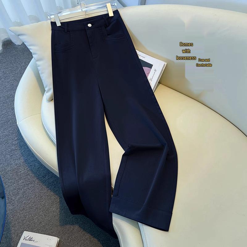 Damen Weiße Weitbeinige High-Waist Cropped Jeans - Schlankmachend & Beliebt für Frühling 2025