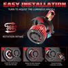 Fit For Ford F150 LED Light Bulbs 9007 HB5 High&Low Beam + 9006/9145 Fog Lights 1997-2003 Easy Tall Waterproof Long Lifespan,500% Brightness Plug And