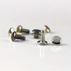 100sets/bag Metal Double Cap Rivets Studs Round Rivet for Leather Craft Bag Belt Garments Hat Shoes Pet Collar Decor