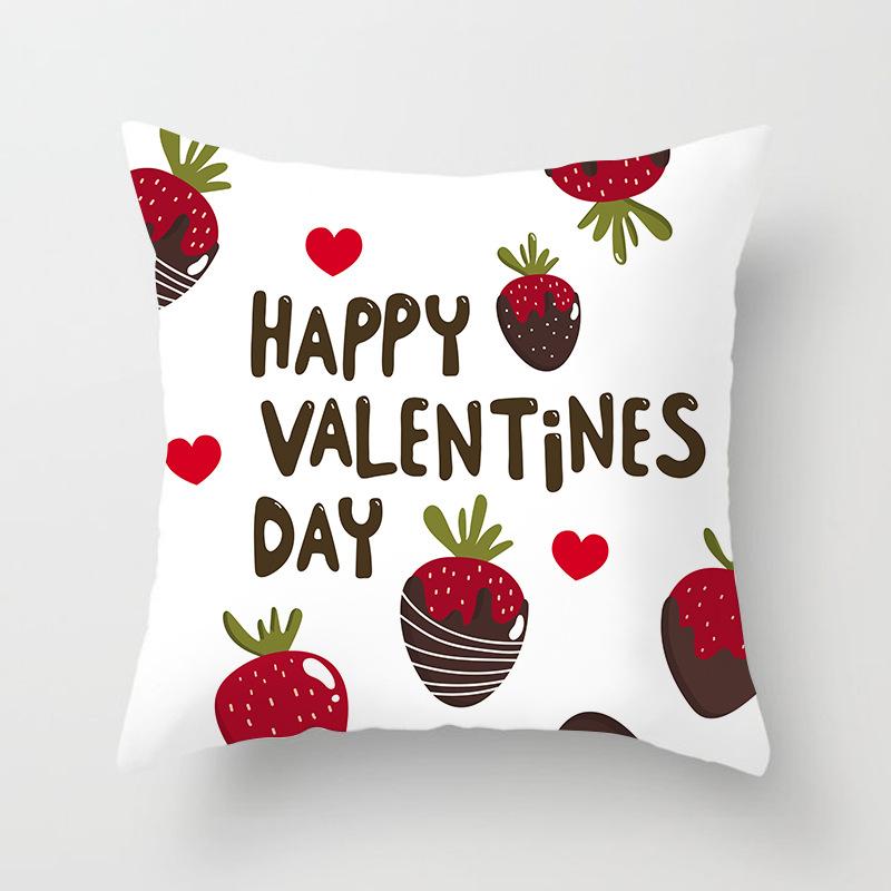 New Valentine's Day Pillowcase, Holiday Gift Home Decoration Pillow Cushion Cover, Love Pillow