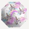 1PC Unicorn Rainbow Umbrella-8-Rib Reinforced Portable Folding Travel Suitable for All Seasons Outdoor Daily Use-Z0468