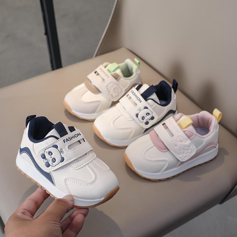 Children1-6Young adult white shoes2026Spring new model children's sports shoes, toddler sneakers, soft-soled baby walking shoes