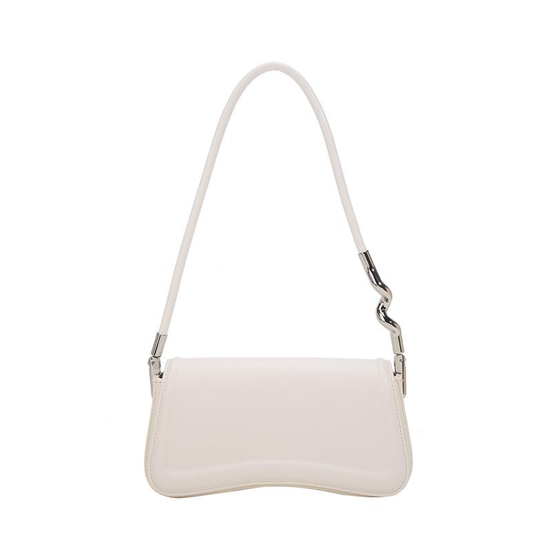 

Advanced Feeling Stick Bag Spring New Item Light Luxury Niche Armpit Bag Shoulder Bag білий
