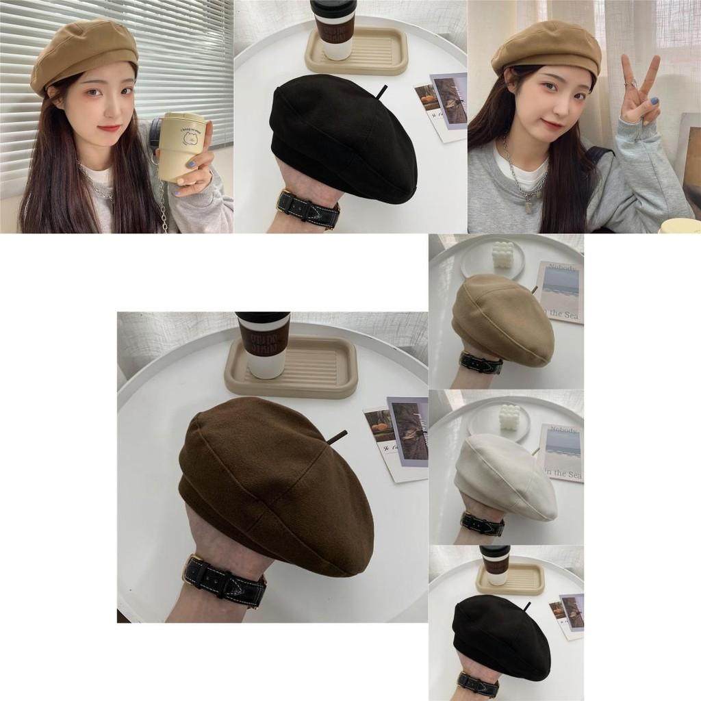 Stylish Warm Winter Beret Sweet And Adorable Fashionable Painter Hat