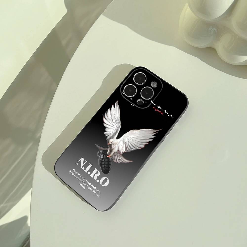 Rapper from Blois-N-Niro Phone Case For iPhone 17,16,15,14,13,12,11 Pro Max,16/15/14Plus,XS Soft Black Cover