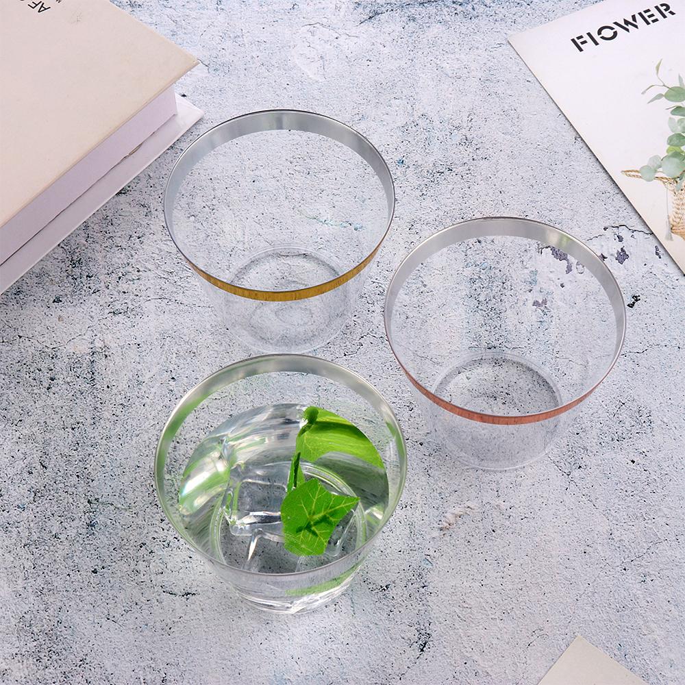 10/20/30pcs Kitchen Gadgets Wine Wedding Supplies Plastic Cups Tableware Transparent Disposable