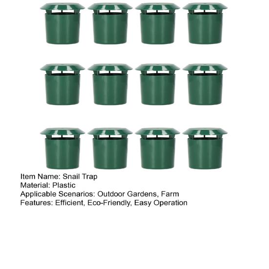 Lapač na slimáky Ekologický lapač na hlemýždě Nástroj Lapač Opakovaně použitelný Plastový Lapač na hlemýždě Klec na slimáky pro Zahradu Farmu