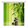 Tenda Doccia Meditazione Giapponese Zen Spa Loto Pietre di Basalto Olio Essenziale Candele Profumate Bambù Acqua Arredamento Casa Set Impermeabile