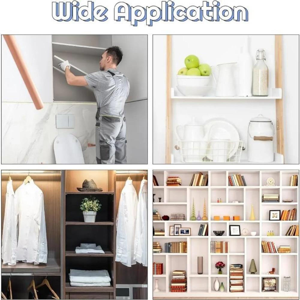 100Pcs Wardrobe Cabinet Glass Partition Nails Cross Self-tapping Screw with Rubber Sleeve Screw Plate Support Partition Bracket