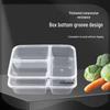 Jiwanggu Disposable Meal Prep Container with Flat Lid